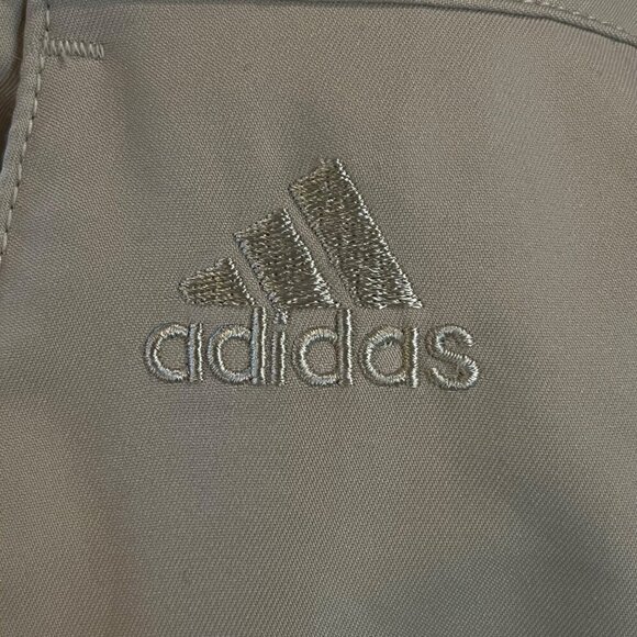 Adidas Golf Pants Mens ClimaLite Size 32x32 Beige Straight Leg ZIP Fly Golfing - Picture 5 of 9